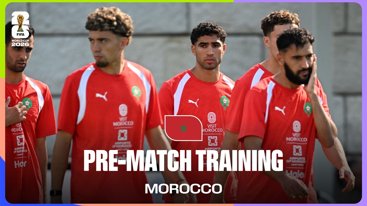Morocco Train Before Haiti | FIFA World Cup 2026™