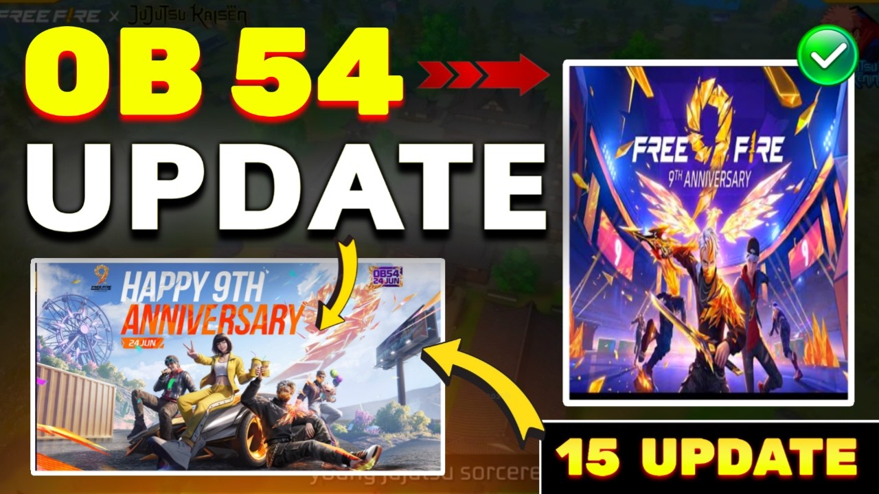OB54 update free fire | Free Fire OB54 update full details | 24 June new update free fire