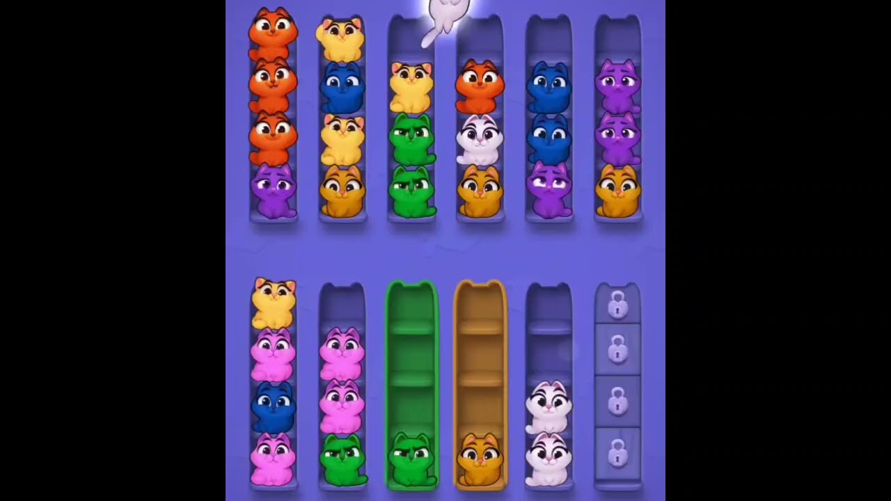 Cat Sort ЁЯР▒ Gameplay and Walkthrough ЁЯОо Android ЁЯУ▒ iOS ЁЯУ▒ #shorts #fun #gaming #asmr