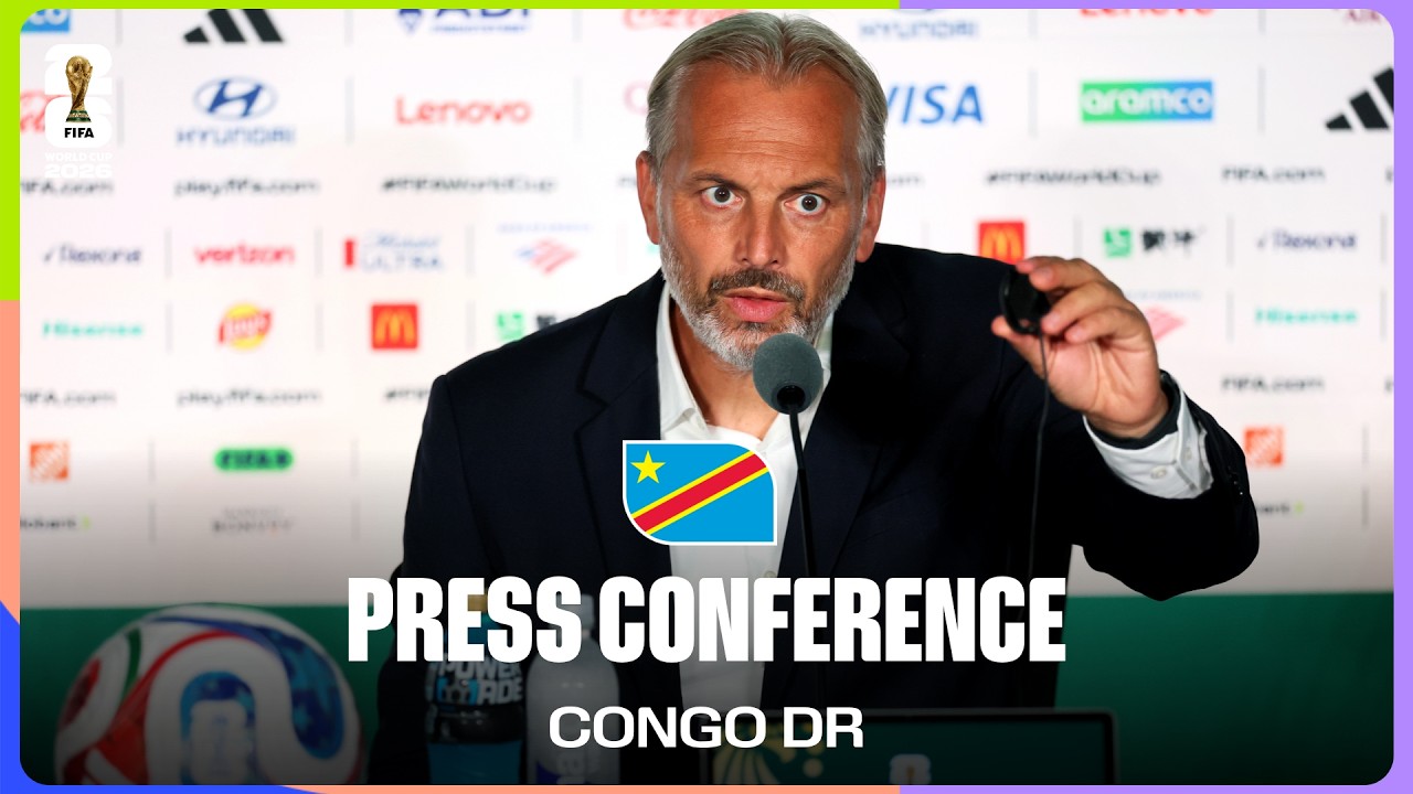 Post-Match Press Conference: Congo DR's Sébastien Desabre On 1-0 Loss To Colombia