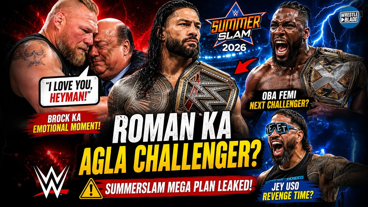 Roman Reigns’ Next Challenger REVEALED?! Brock Lesnar’s Emotional Moment Shocks WWE!