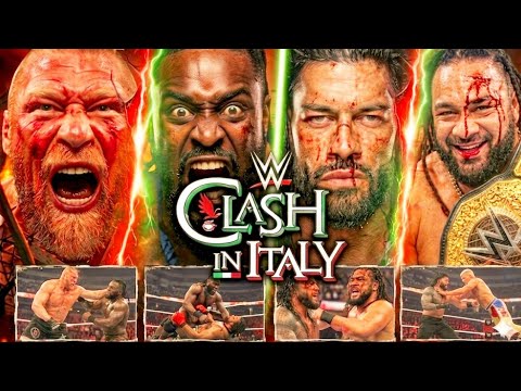 WWE Clash in Italy 1 June 2026 Full Show Highlights ! WWE Clash in Italy 2026 Highlights background