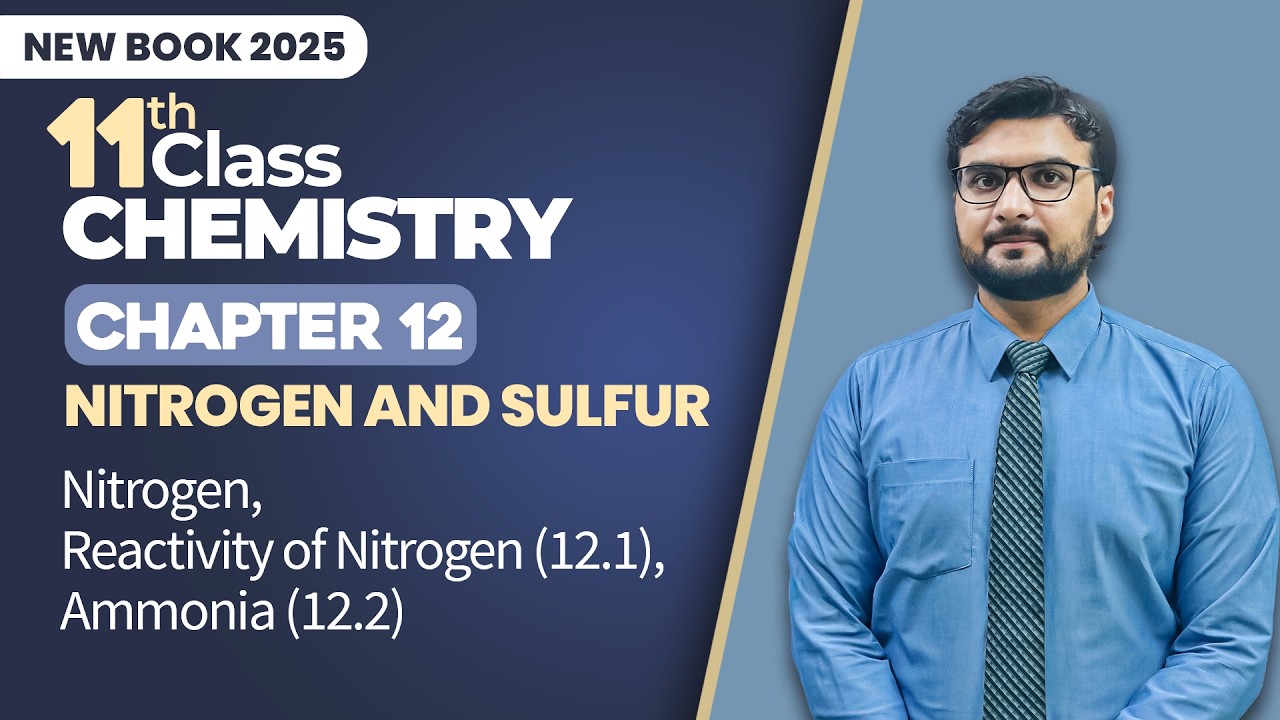 11th Class Chemistry Chapter 12 - New Book 2025 Playlist background