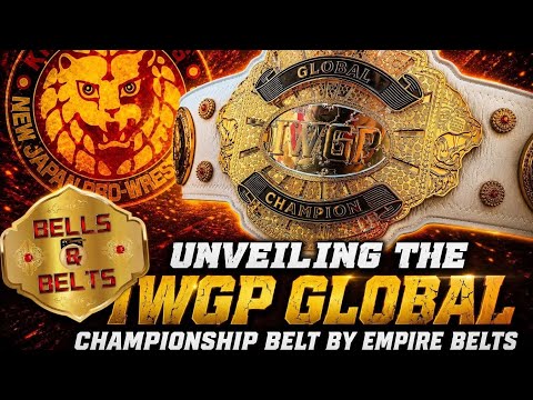 Unveiling NEW IWGP Global Championship #empire #japan #njpw backdrop