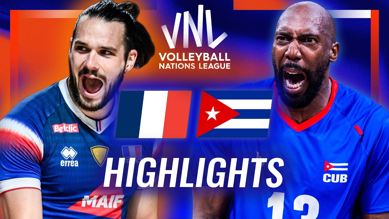 France 🇫🇷 vs. Cuba 🇨🇺 - Highlights | Week 2 | Men's VNL 2026