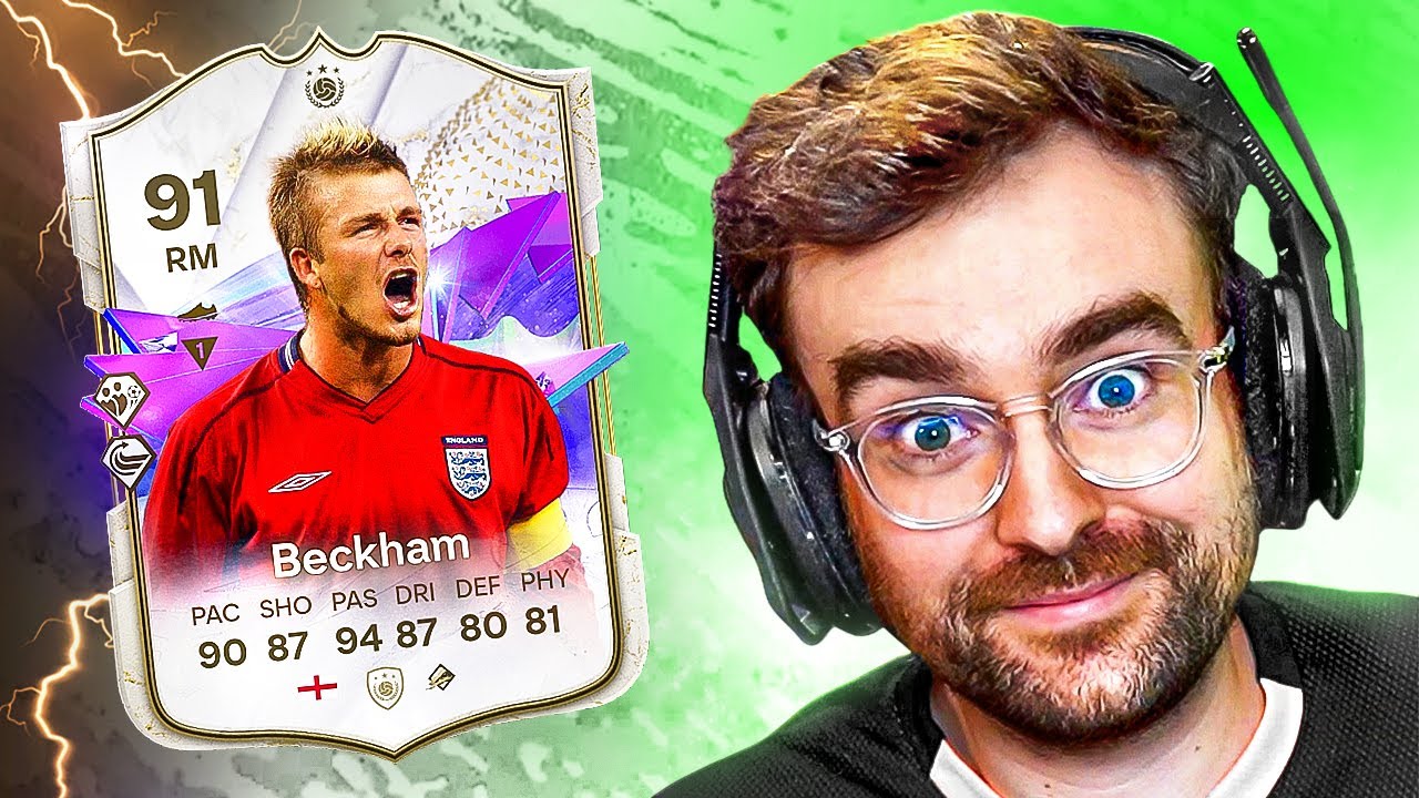 FC24 Squad Builder Showdown! FUTURE STARS ICON DAVID BECKHAM!!! background