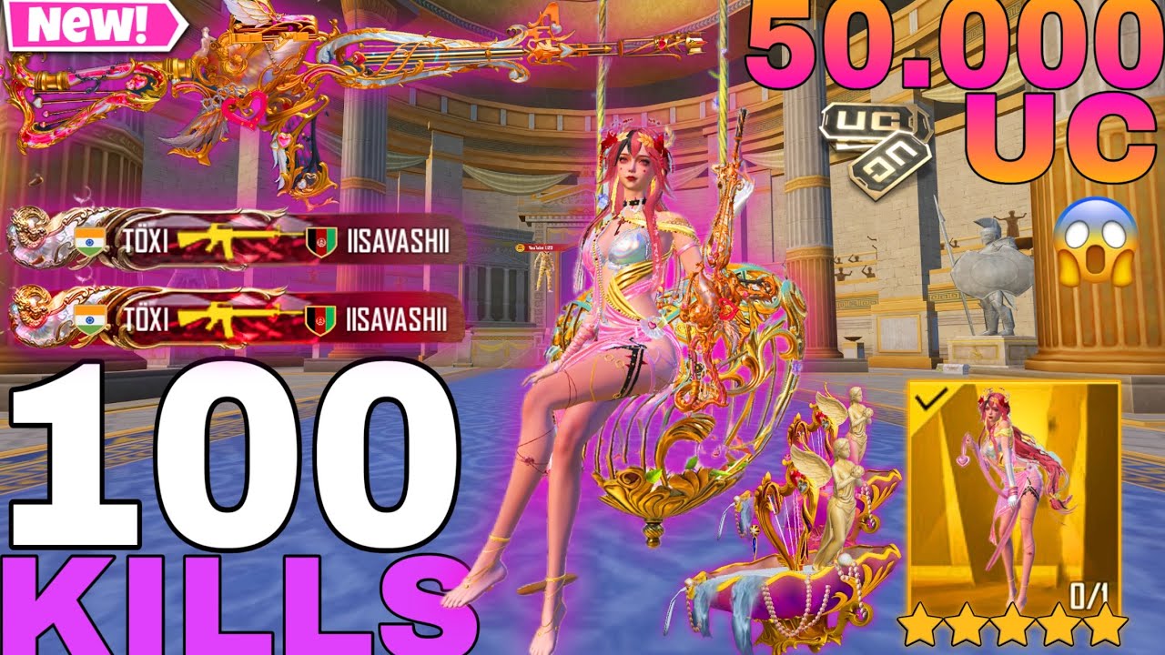 50.000UCЁЯШ▒FOR NEW GUN M16A4 (LEVEL7) W/NEW BEST GAMEPLAYЁЯФеPUBG MOBILE background