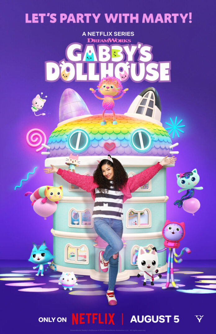 Gabby's Dollhouse poster - similar to Interrupting Chicken
