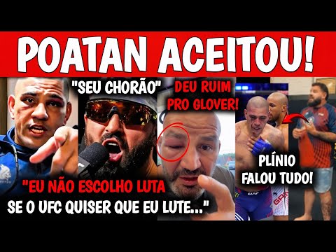 POATAN X HOKIT!?🚨 Poatan FALA TUDO SOBRE LUTAR com Hokit| Hokit RESPONDE E PROVOC4 E MAIS DO UFC background