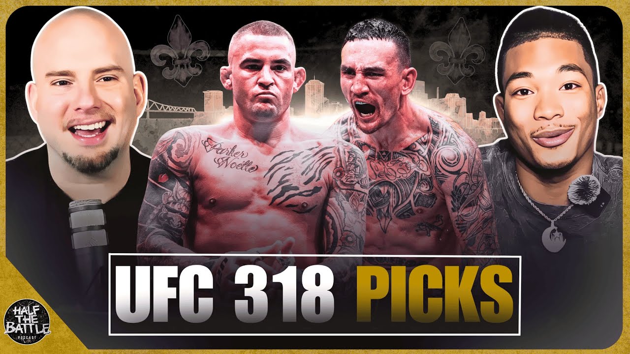 UFC 318 MAIN CARD Predictions w/ Malcolm Wellmaker - like UFC SINGAPORE: HOLLOWAY VS KOREAN ZOMBIE | BEST FIGHT PICKS | HALF THE BATTLE but shorter