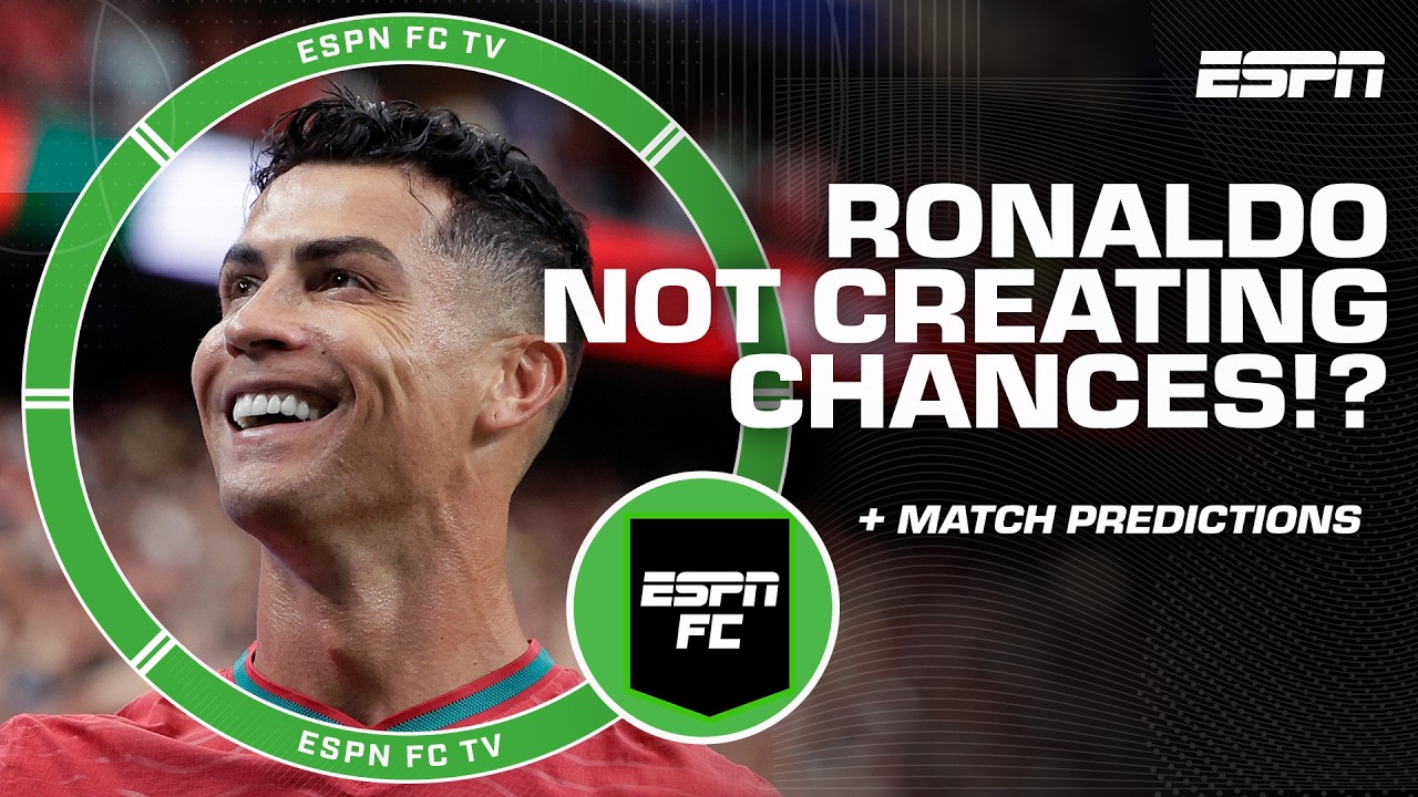 PREDICTION TIME! ๐ฎ Portugal break down + How many more goals will Cristiano Ronaldo score? | ESPN FC background