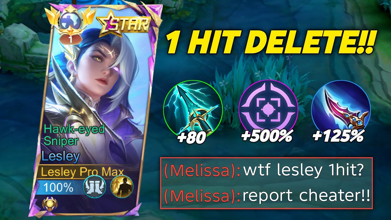 TOP 1 GLOBAL LESLEY BEST 1 HIT BUILD 2026! THIS BRUTAL INSANE BUILD IS TOTALLY BROKEN!!! background