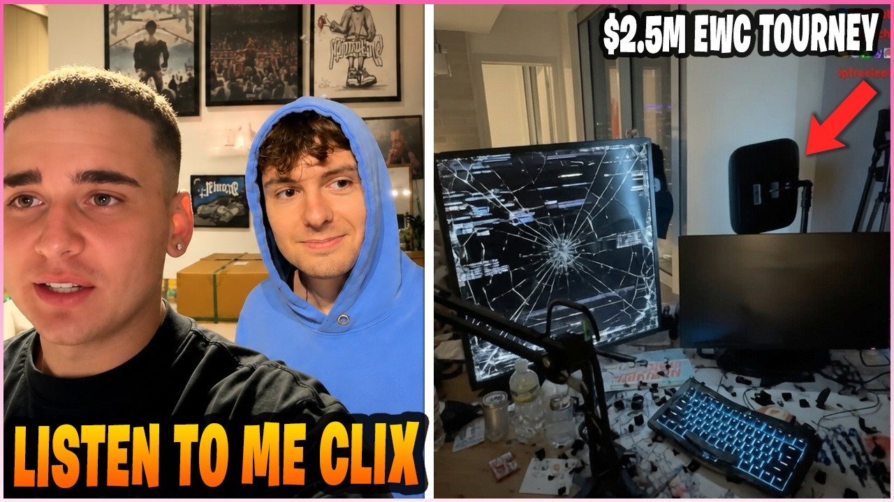 LACY Motivates CLIX TO NOT QUIT FORTNITE After 2.5 MILLION DOLLAR TOURNAMENT PERFORMANCE! background