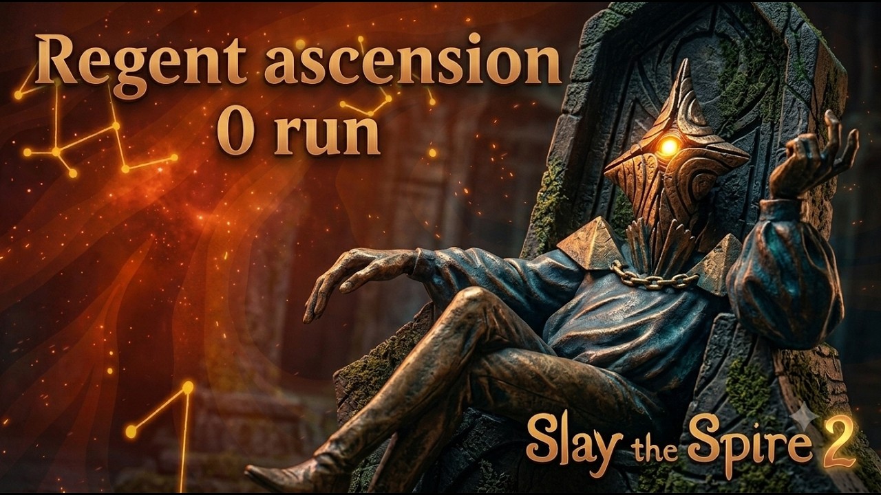 Slay the Spire 2 - Regent Solo Gameplay (Full Run / No Ascension) background