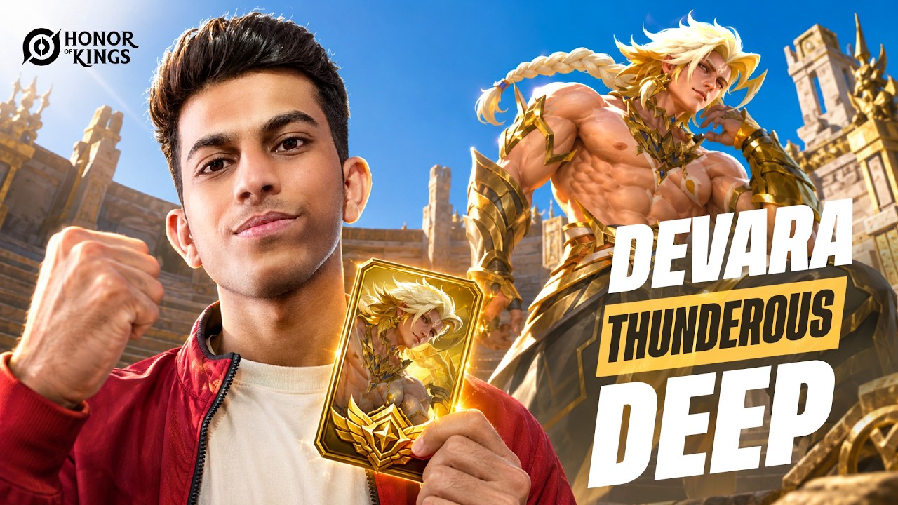 Everything You Need to Know About First India Inspired Hero DEVARA | Honor of Kings #MaiBhiDevara background