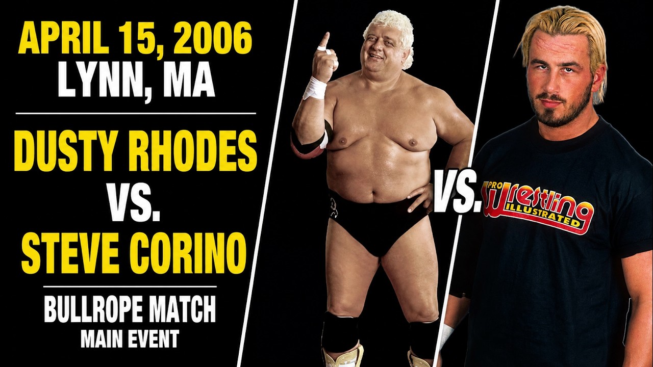 BTW Debut Show Main Event Bloodbath: Dusty Rhodes vs. Steve Corino in a Bullrope Match (2006) WWF background