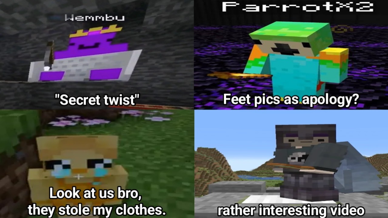 Unstable SMP players being funny for whole 10 min background
