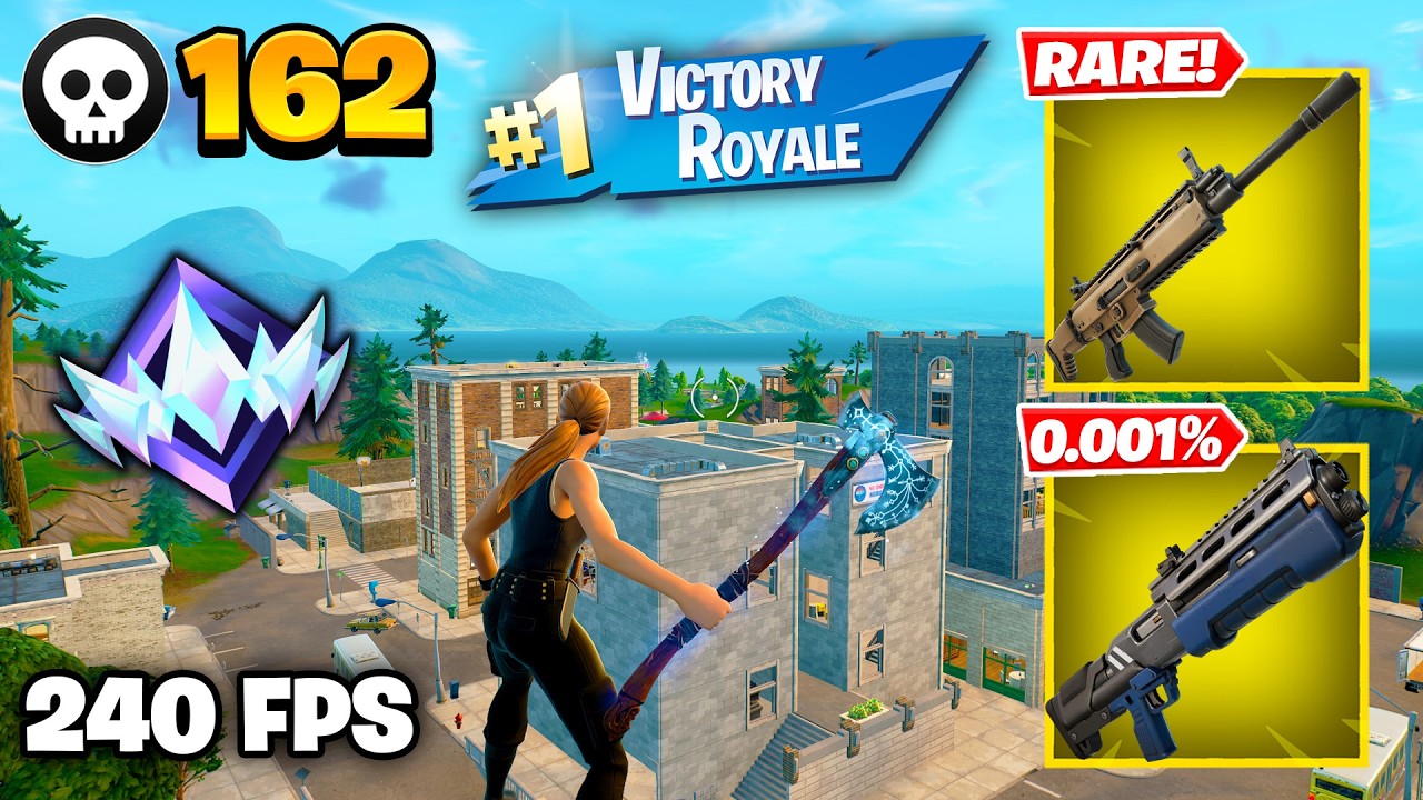 162 Elimination "RANKED RELOAD" Gameplay Wins (Fortnite Chapter 7 Keyboard & Mouse) background