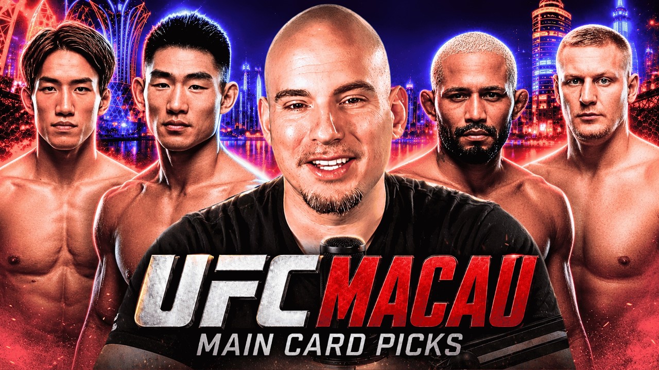UFC Macau MAIN CARD Predictions background