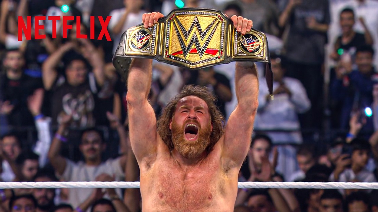 Sami Zayn wins the Undisputed WWE Championship | WWE Night of Champions | 6/27/26 background