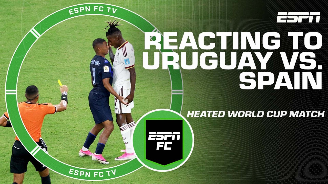 Uruguay was looking for a FIGHT against Spain in Group H 💥 - Alejandro Moreno | ESPN FC background