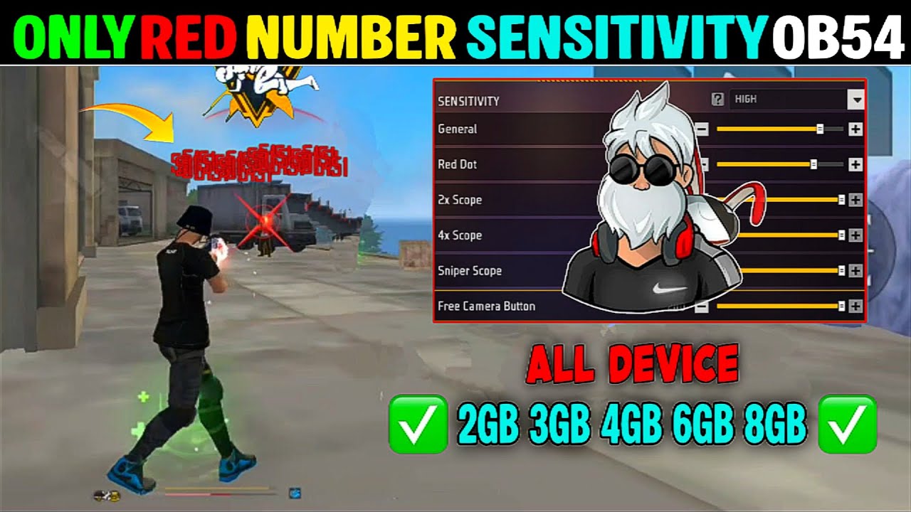 Free Fire Headshot setting 2026 ⚡ Best Sensitivity Settings ⚙️| Sensitivity + Hud Settings Free Fire background