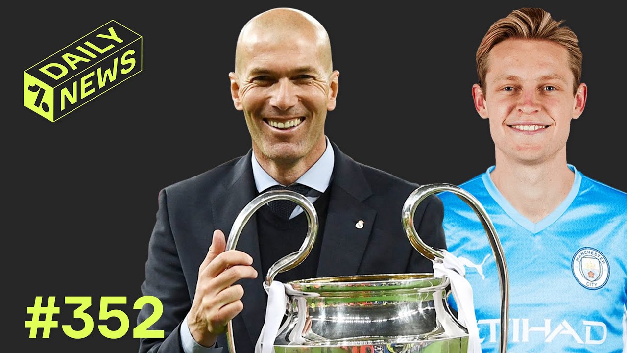 Why Zidane could REJECT United + De Jong to Man City? background