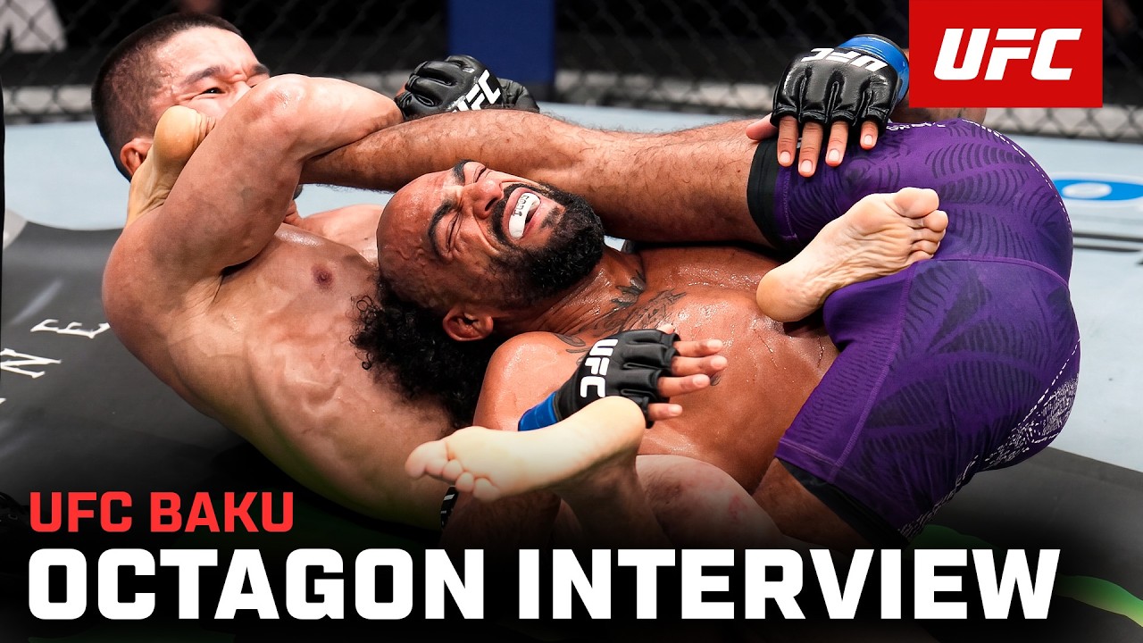 Asu Almabayev Octagon Interview | UFC Baku background