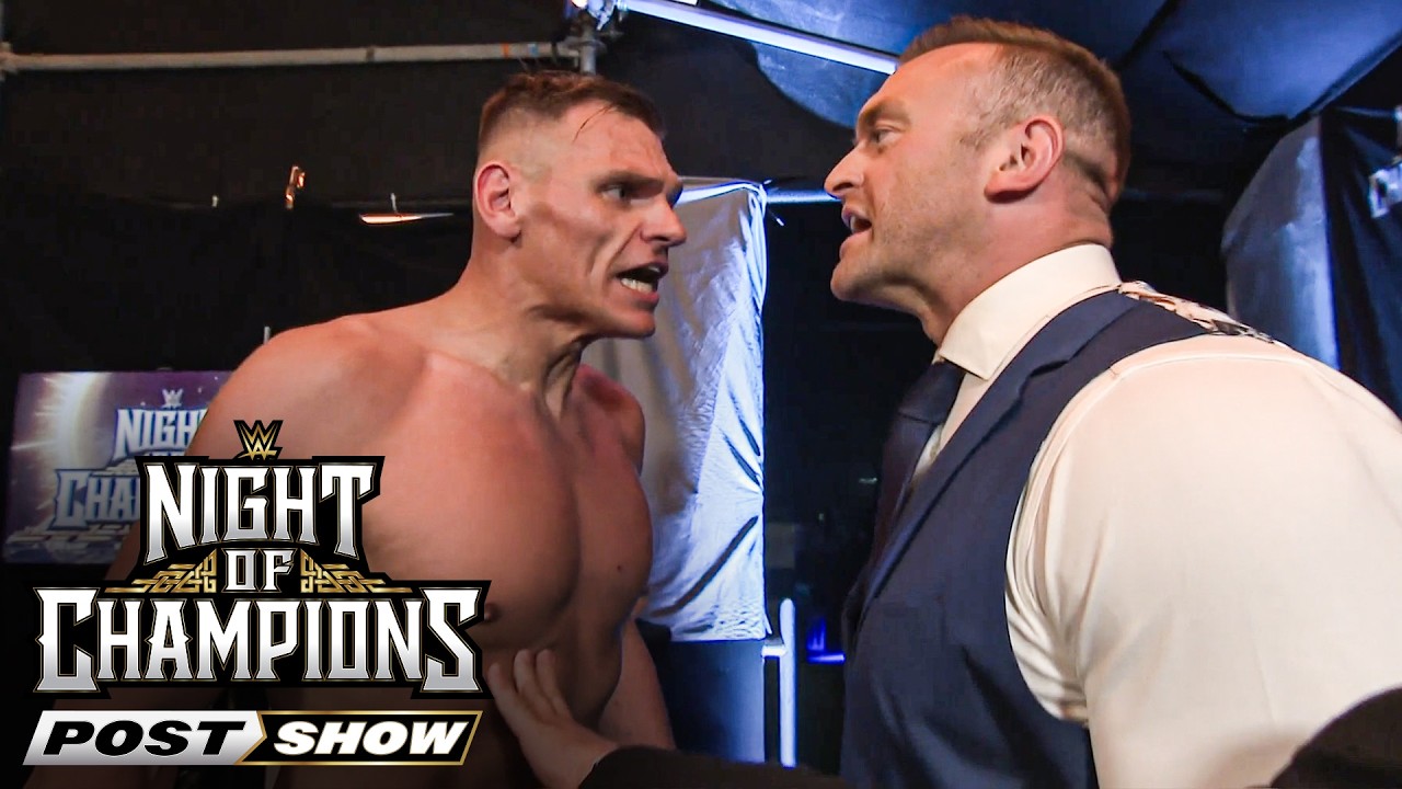 Gunther and Aldis get into an intense confrontation: Night of Champions 2026 Post-Show highlights background