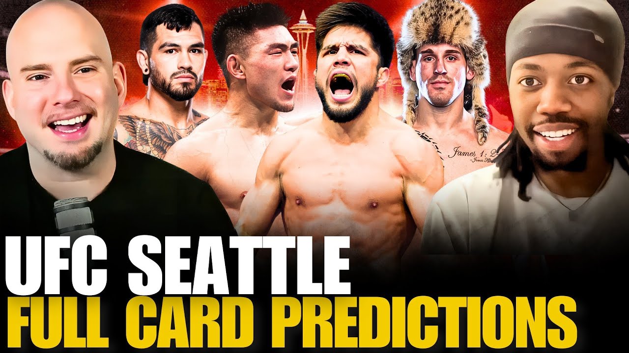 UFC Seattle FULL CARD Predictions - like UFC SINGAPORE: HOLLOWAY VS KOREAN ZOMBIE | BEST FIGHT PICKS | HALF THE BATTLE but shorter