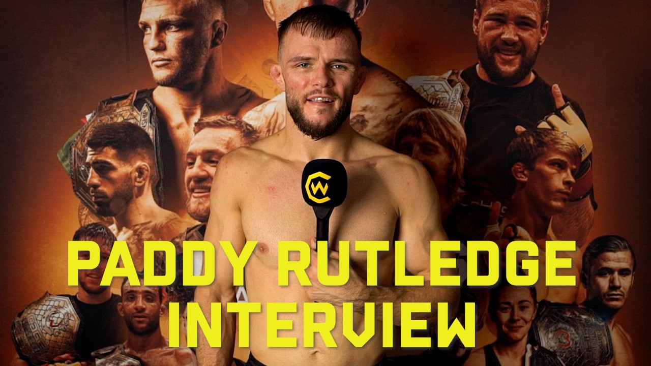 “Its A Great Feeling To Put On The Yellow Gloves” 👊 | Paddy Rutledge Post-Fight Interview background