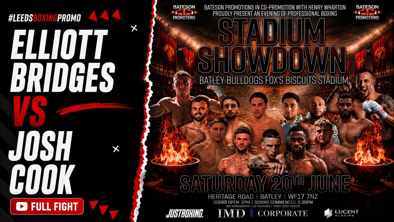 Elliott Bridges vs Josh Cook | FULL FIGHT | Stadium Showdown background