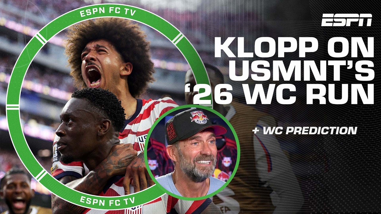 It's the best team the U.S. has ever had! - Jurgen Klopp on USMNT's 2026 WC performance | ESPN FC background