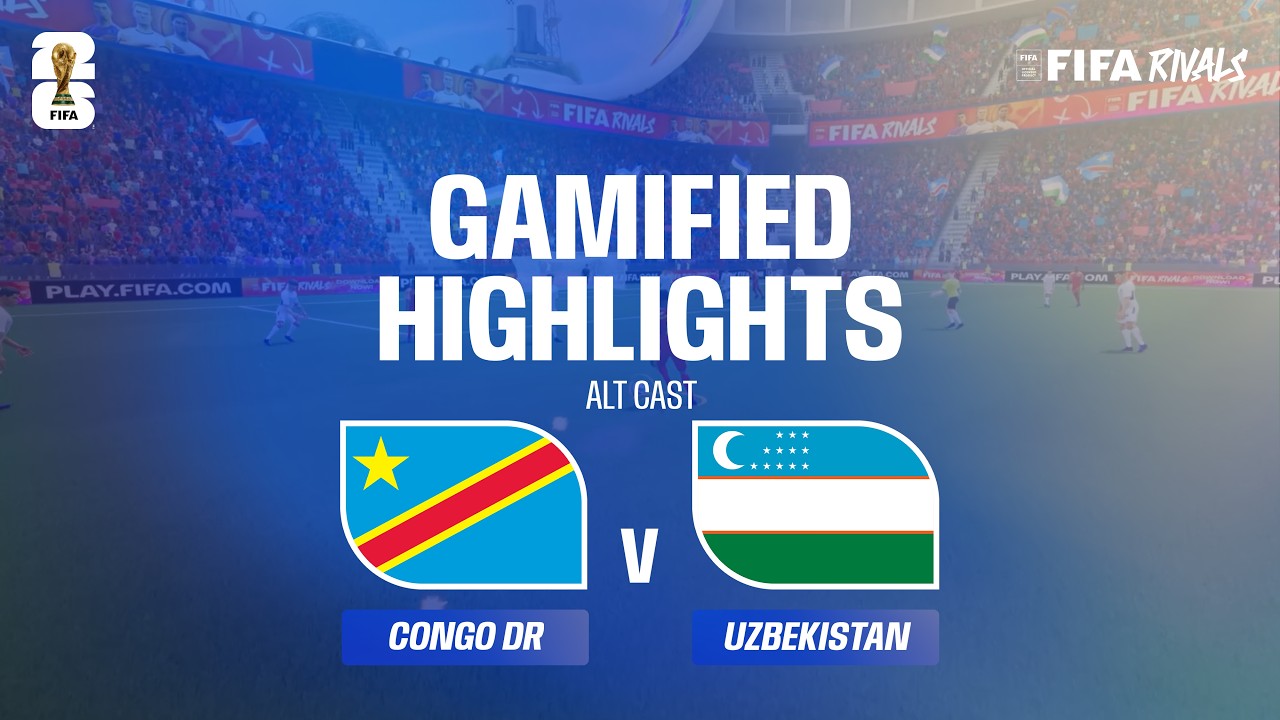 Alt Cast Highlights: Congo DR v Uzbekistan | FIFA World Cup 2026™ background