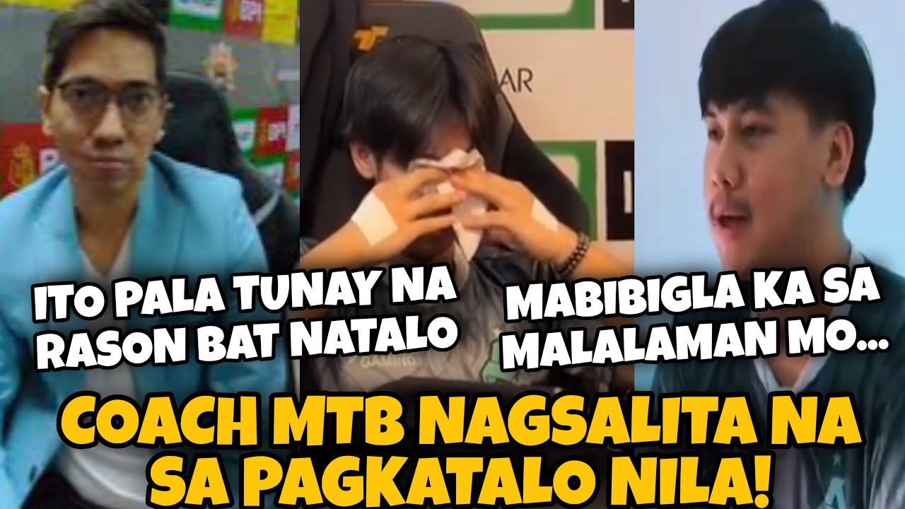 COACH MTB NAGSALITA NA! DI KASALAN NI DOMENGKITE AT DENJIRO PAGKATALO NG RORA! TUNAY NA RASON