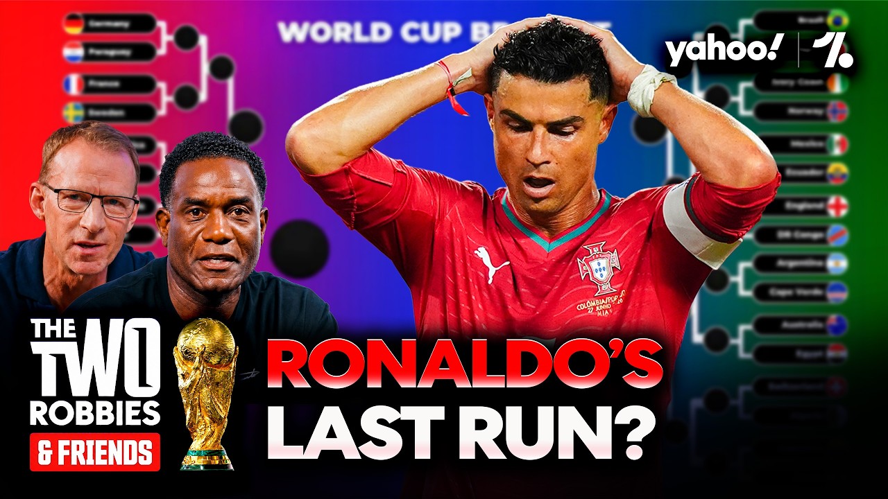 Round of 32 HOT TAKES! | RONALDO to come ALIVE? | The Two Robbies & Friends background