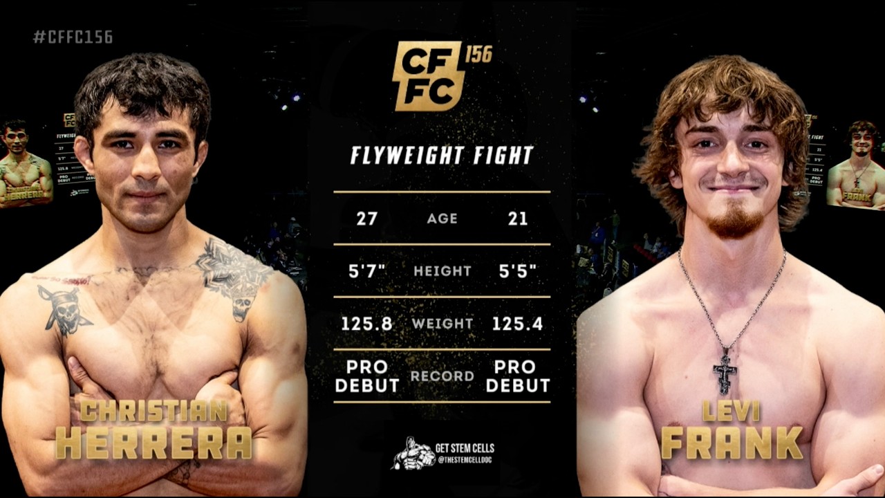 Christian Herrera vs. Levi Frank | Full Fight Replay | CFFC 156 background
