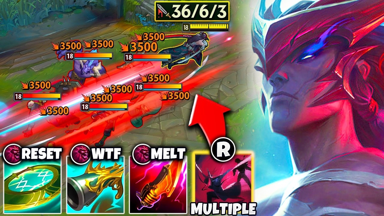 Yone but I'm full lethality and wipe your whole team with my ult (DOUBLE ULT RESETS) background