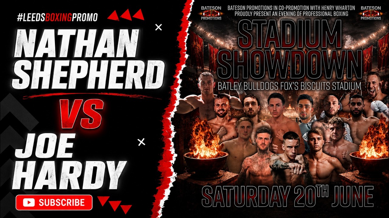 Nathan ‘Shepdog’ Shepherd vs Joe Hardy | FULL FIGHT | Stadium Showdown background