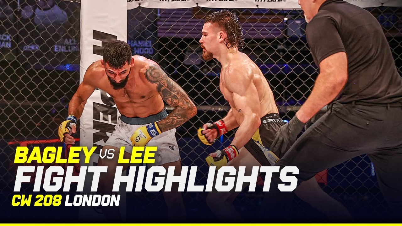 CRAZY TITLE FIGHT ๐คฏ ๐ฑ | Nik Bagley vs. Aiden Lee | CW 208 London Fight Highlights background