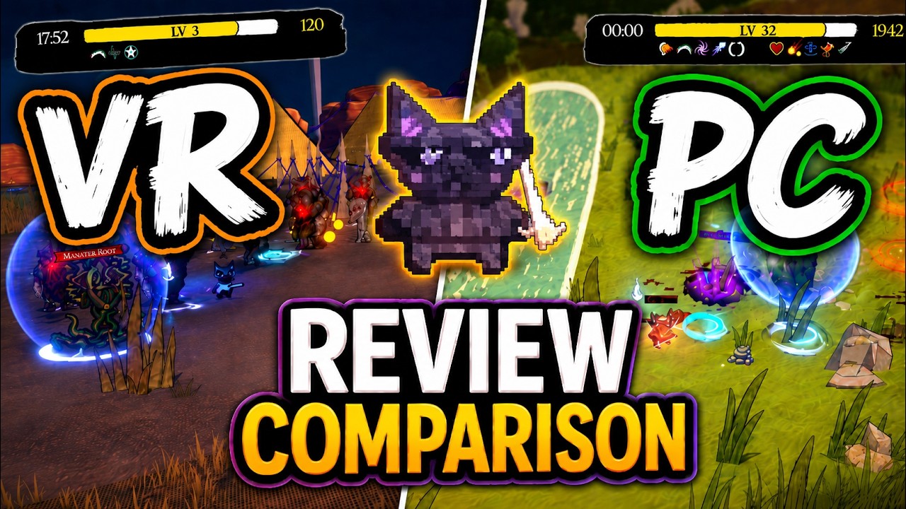 Catjinni Survivors Review. PC & VR gameplay and review background
