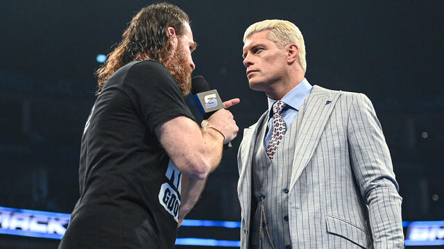 Sami Zayn to Cody Rhodes: “Keep Kevin Owens’ name out of your damn mouth”: SmackDown highlights background