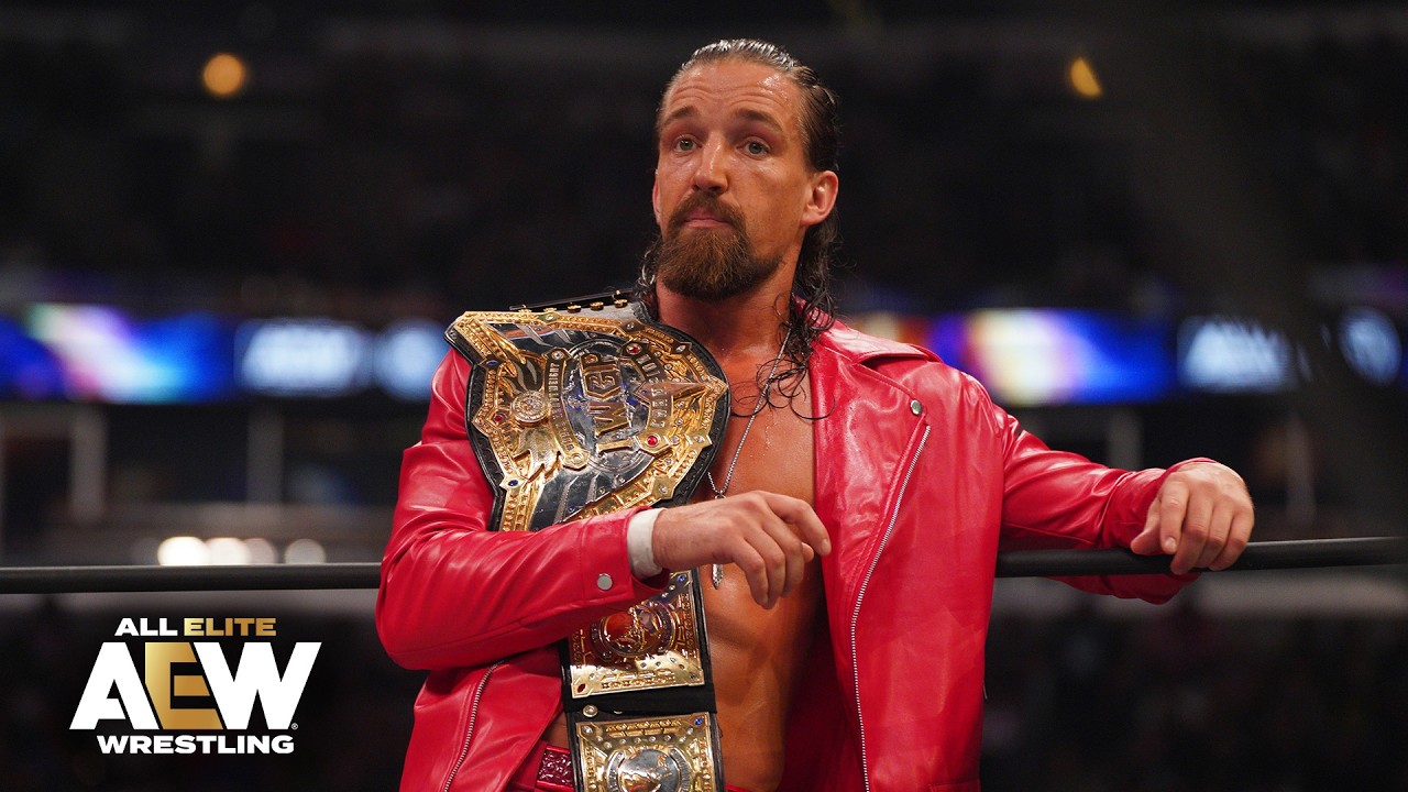 ハングマン・ペイジ 対 アダム・コール 対 ジェイ・ホワイト 対 岡田和樹:AEW『フォービドゥン・ドア』フルマッチ background