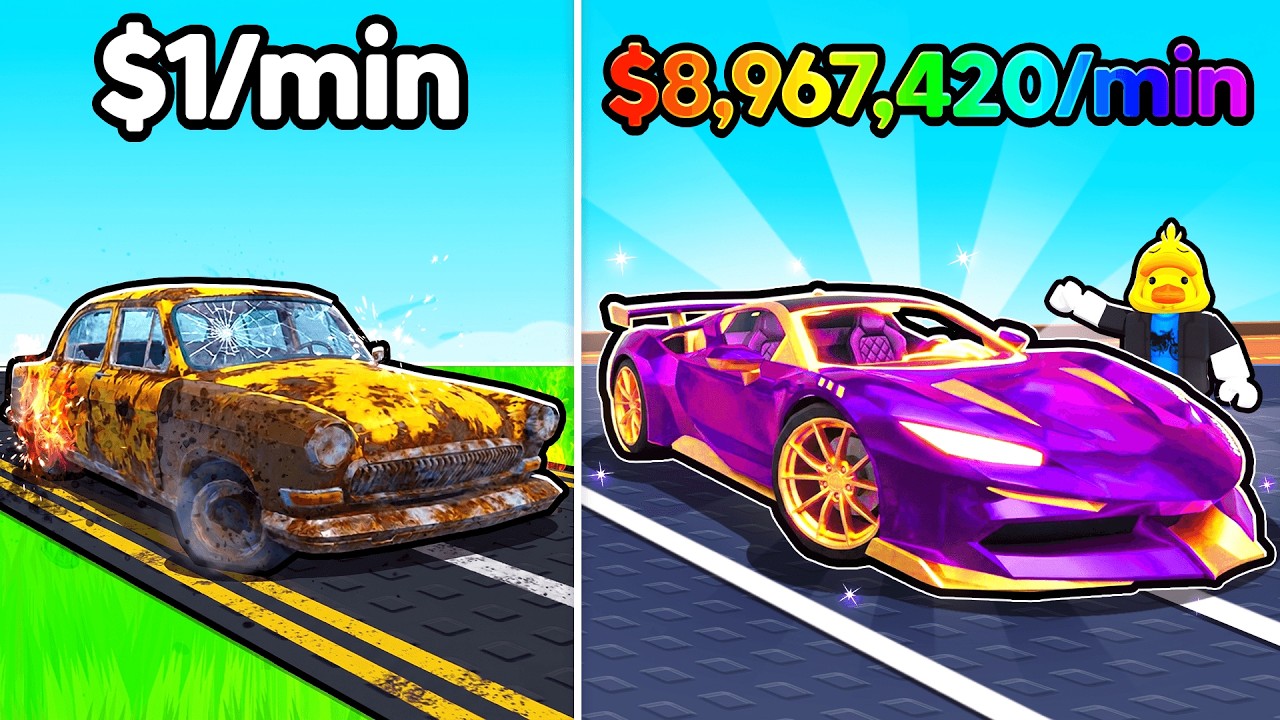 I Made MILLIONS Parking MYTHIC Cars in Roblox! background