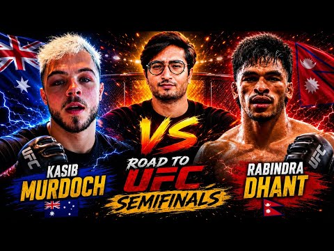 Rabindra Dhant 🇳🇵Semifinal UFC Fight 😳🔥 Trash Talk Started! background