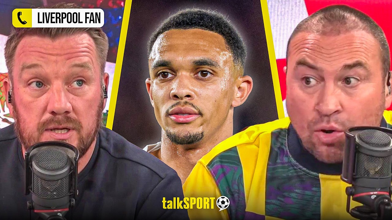 "UNFORGIVABLE!" Caller FUMING that Trent Alexander-Arnold OMITTED from Squad after Group Stage Form background