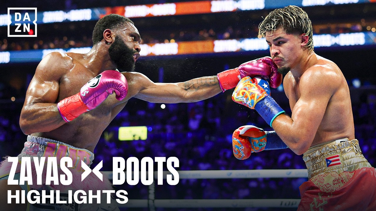 WHAT A FIGHT!!! Xander Zayas vs. Jaron Ennis | HIGHLIGHTS background