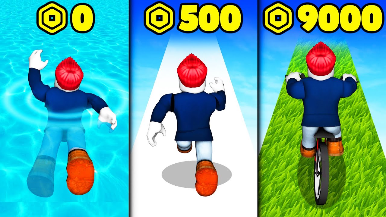 1000 ROBUX PRO MINUTE in Roblox Triathlon Simulator background