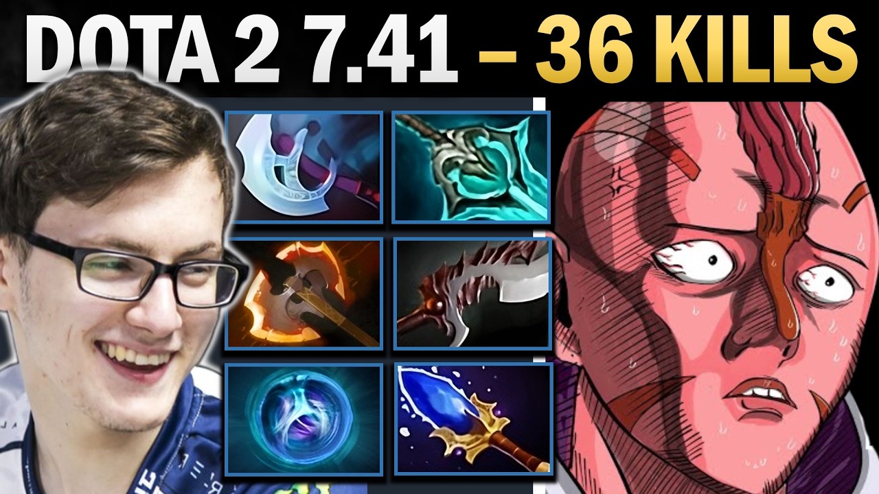 Anti-Mage Dota 2 7.41 with 36 Kills and 1100 GPM - Dota 2 Gameplay background