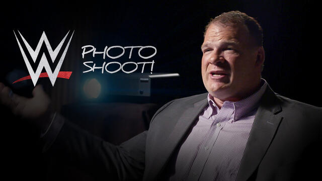 Kane looks back at legendary career | WWE Photo Shoot background